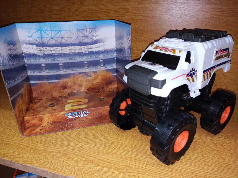 CAMION TODO TERRENO BLANCO 25CM