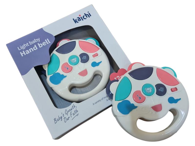 PANDERETA A PILAS 16X17CM