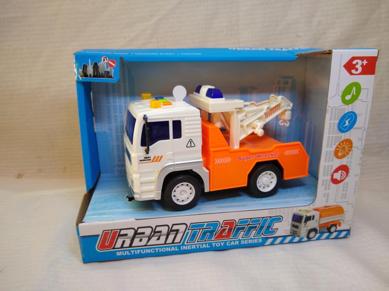 CAMION GRUA SONIDO 26X19CM