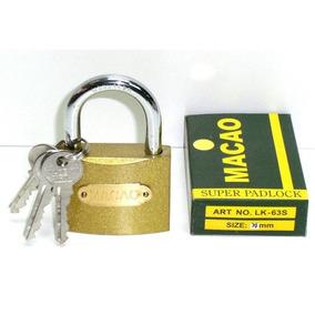 CANDADO MACAO 70 MM DORADO EN CAJA