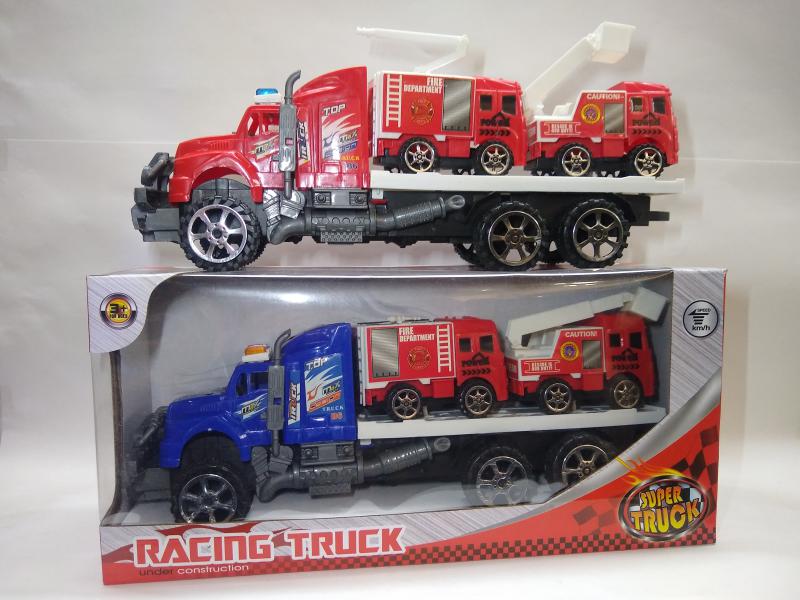 BOMBERO * CAMION+2 CAMION 34X16CM