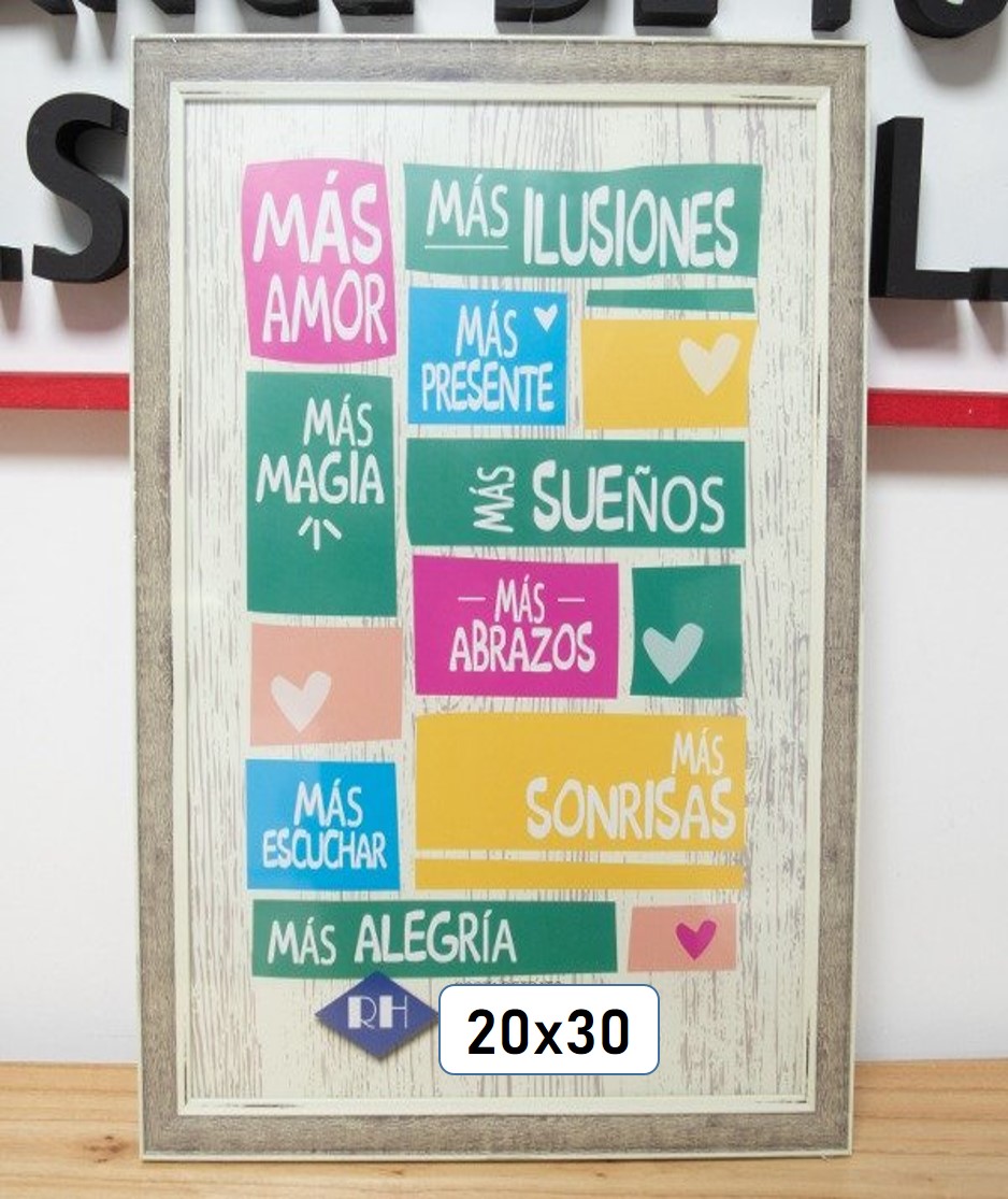 PF 20*30 MARCO MADERA VINTAGE