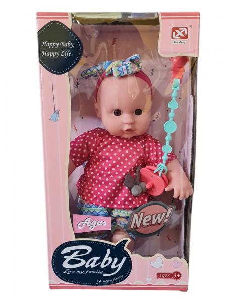 BEBOTE AGUS NENA C/CHUPETE SONIDO 36X20CM