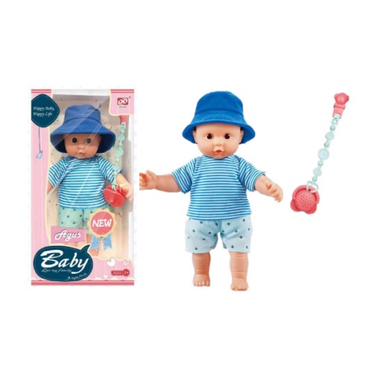 BEBOTE AGUS NENE C/CHUPETE SONIDO 36X20CM