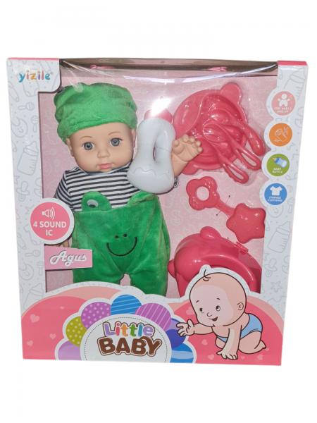 BEBOTE AGUS NENE PELELA+ACC 33X30CM