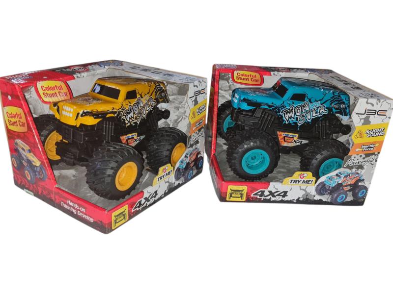 CAMIONETA MOSTER FRICCION+SONIDO 20X15CM