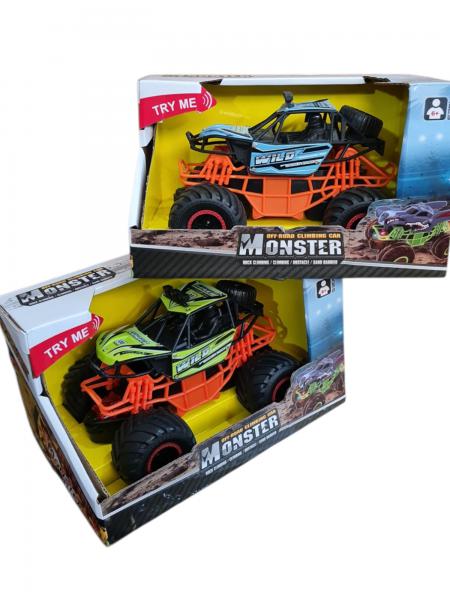 AUTO MONSTER FRICCION+SONIDO 25X14CM