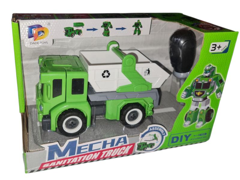 CAMION VOLQUETE TRANFORMER DESARMABLE 21X13CM