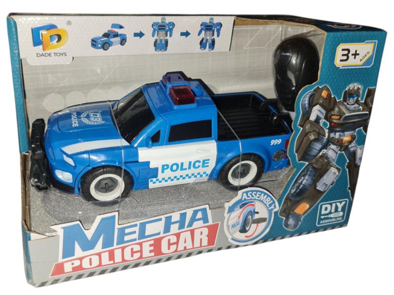 CAMIONETA POLICIA TRANFORMER DESARMABLE 21X13CM