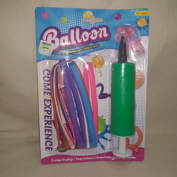 GLOBO LARGOS CON INFLADOR