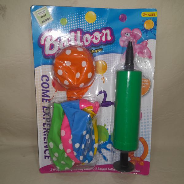 GLOBO DE LUNARES CON INFLADOR