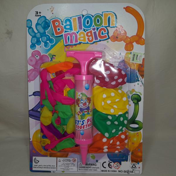 GLOBO DE LUNARES+BOMBUCHAS CON INFLADOR