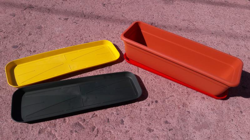 PLATO RECT P/MACETA PLAST Nº50 50X3X16CM