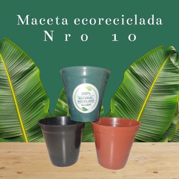 MACETA CLASICA PLAST Nº10 10X9CM
