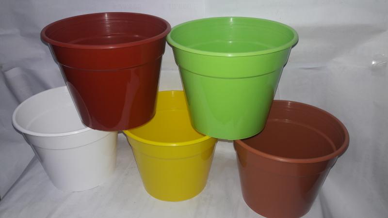 MACETA CLASICA PLAST Nº21 21X18CM