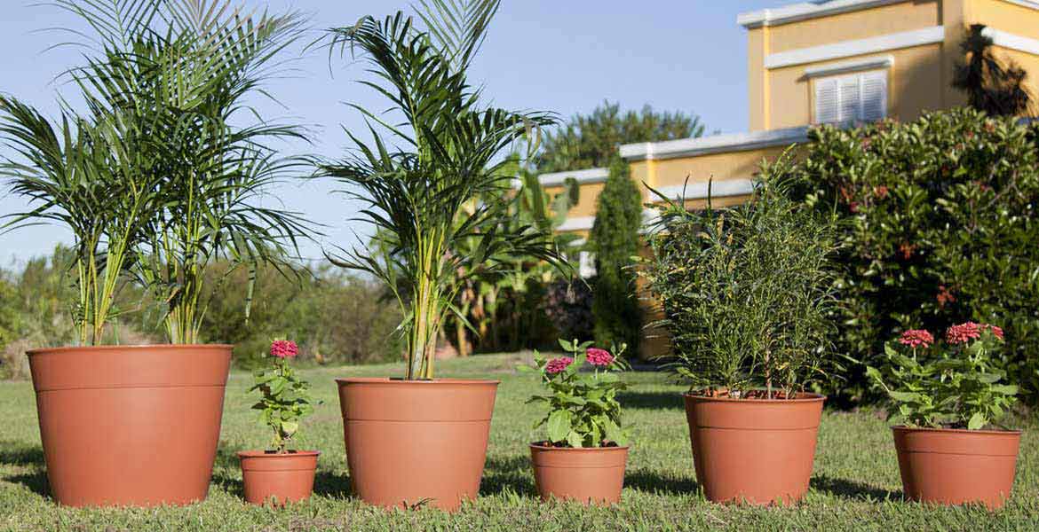 MACETA PLAST SIMIL BARRO Nº 24 24*18