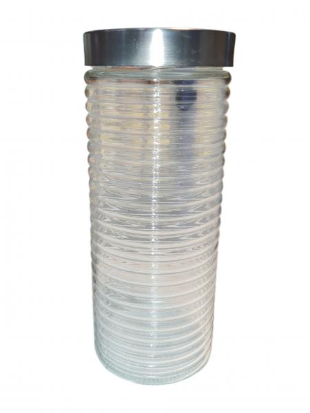 FRASCO VIDRIO LINEAS 28CM