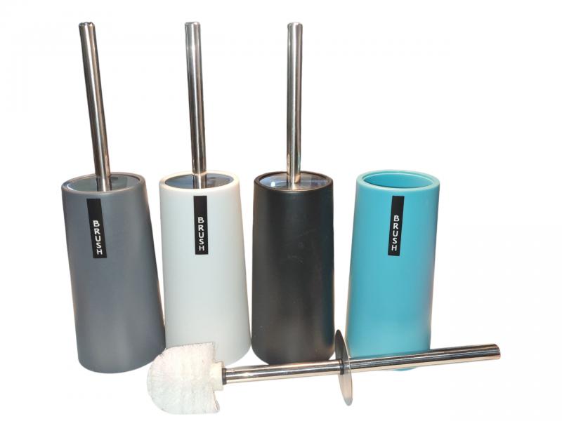 CEPILLO ACERO ESFERICO LIMPIA INODORO 38CM