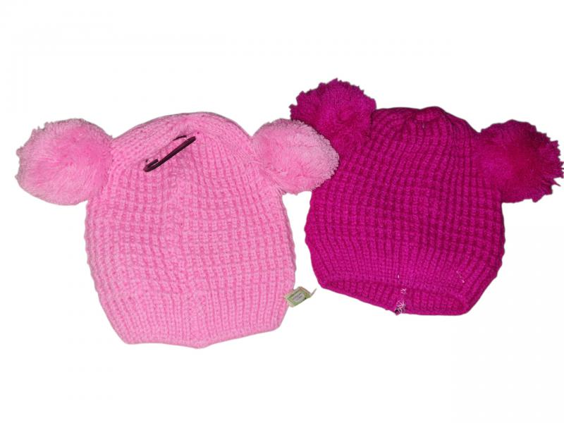 GORRO LANA NENE 2 POMPONES