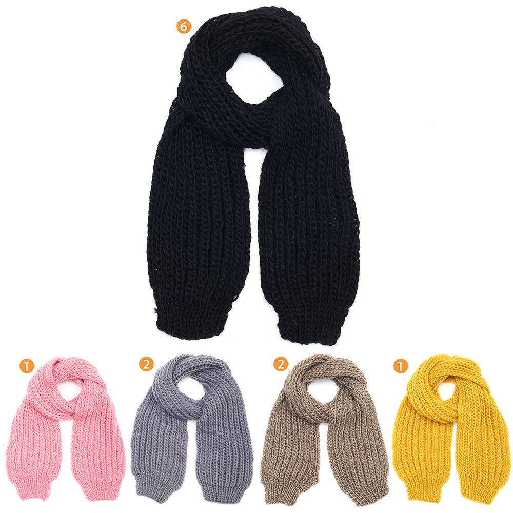 BUFANDA TEJIDA LISA 20*160