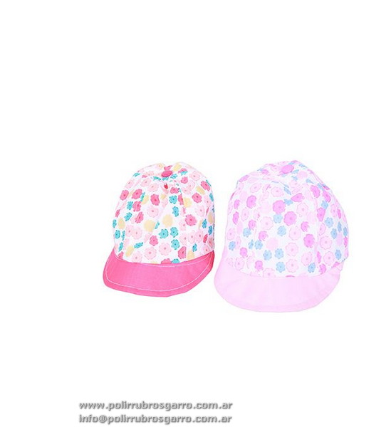 GORRA INFANTIL (1 AÑO) FLORCITAS