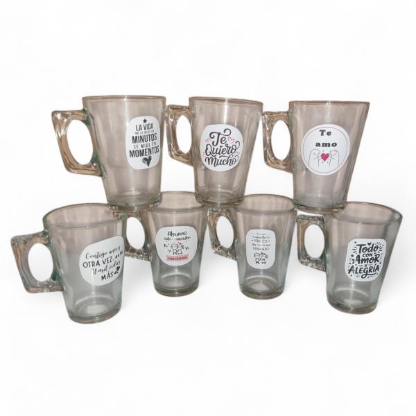 DIA DEL ENAMORADO * JARRO VIDRIO LISO 230CC