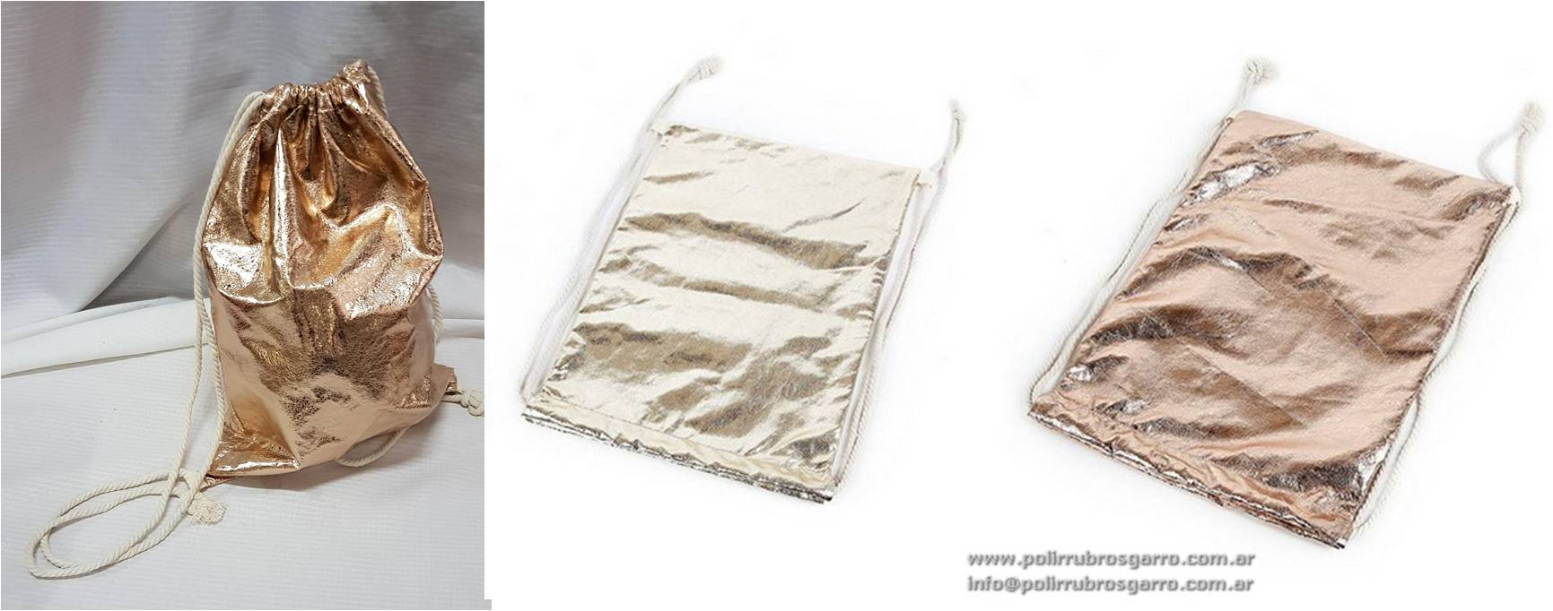 MOCHILA METALIZADA C/FRUNCE