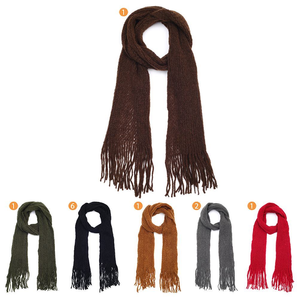 BUFANDA DAMA 170*27 TEJIDO ABIERTO CON FLECOS