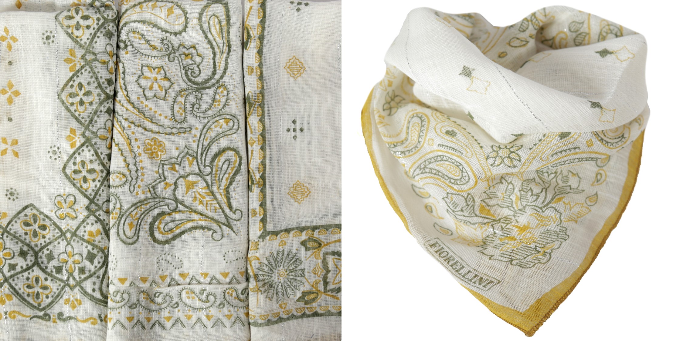 PAÑUELO DAMA 50X50 ESTAMPADO GASA