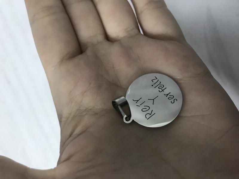 DIJE A QUIR C/FRASES 20MM