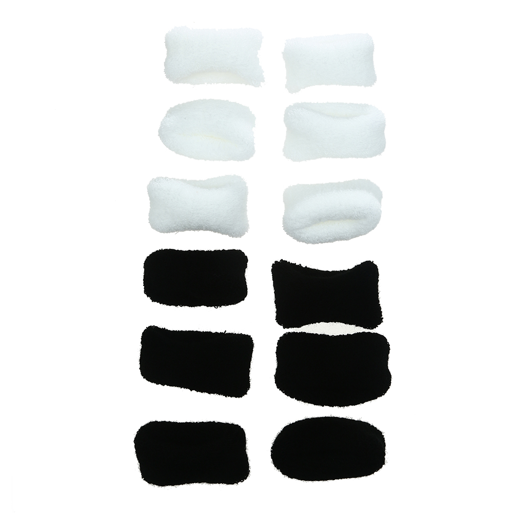 COLITA ANCHA BLANCO/NEGRO X 12UNID