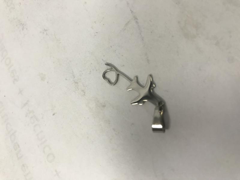 DIJE A.QUIR AVION C/CORAZON 30MM