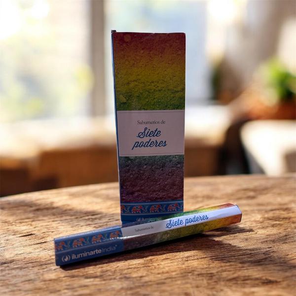 SAHUMERIOS HEXAG EN CAJA X 15 UNID 7 PODERES