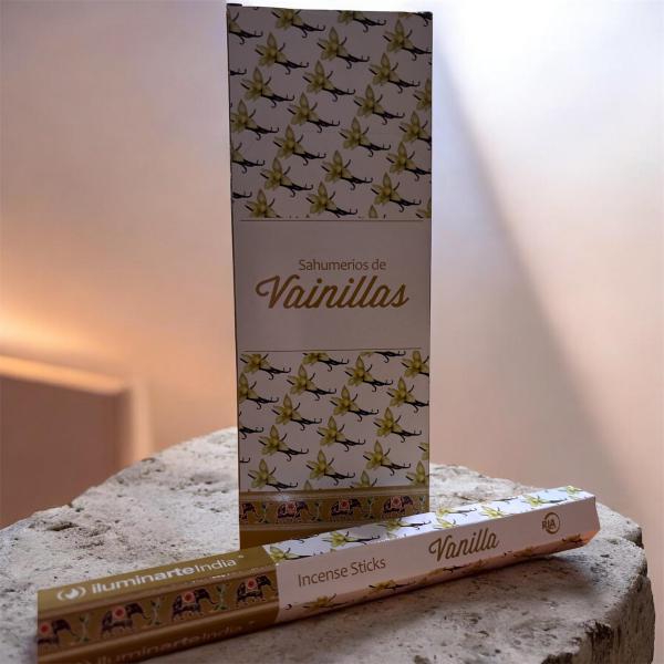 SAHUMERIOS HEXAG EN CAJA X 15 UNID VAINILLA