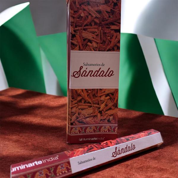 SAHUMERIOS HEXAG EN CAJA X 15 UNID SANDALO