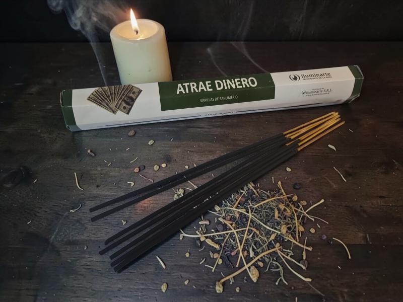 SAHUMERIOS HEXAG LINEA BLANCA X 15 UNID ATRAE DINERO