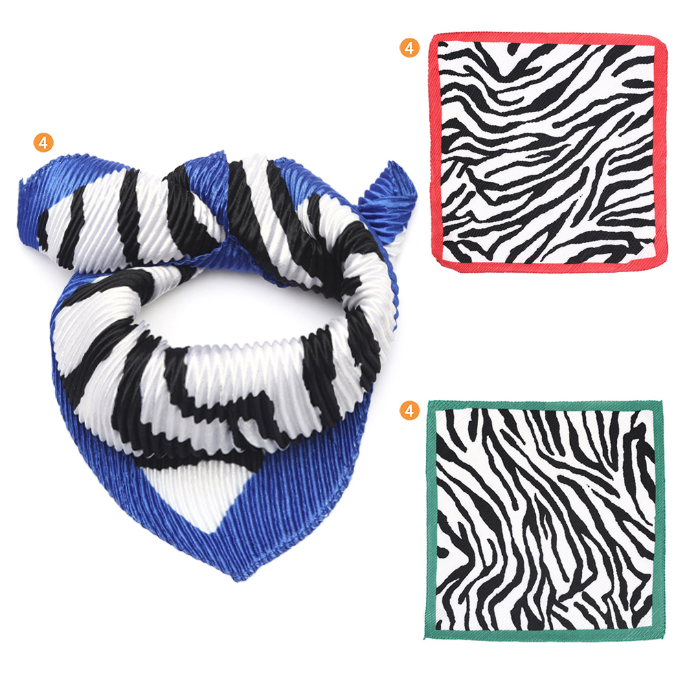 PAÑUELO RASADO 50X50 ESTAMPA CEDRA PLISADO