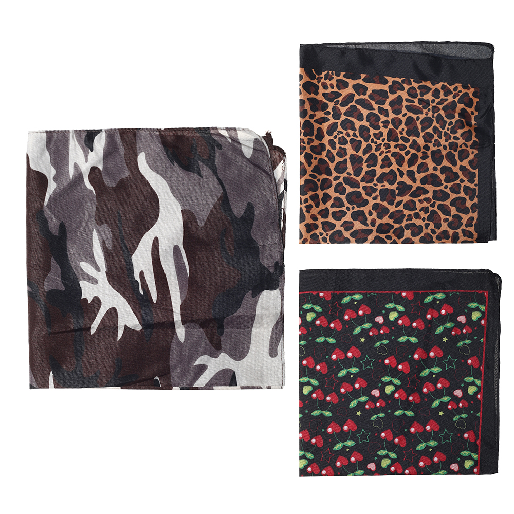 PAÑUELO DAMA 50X50 ESTAMPADO