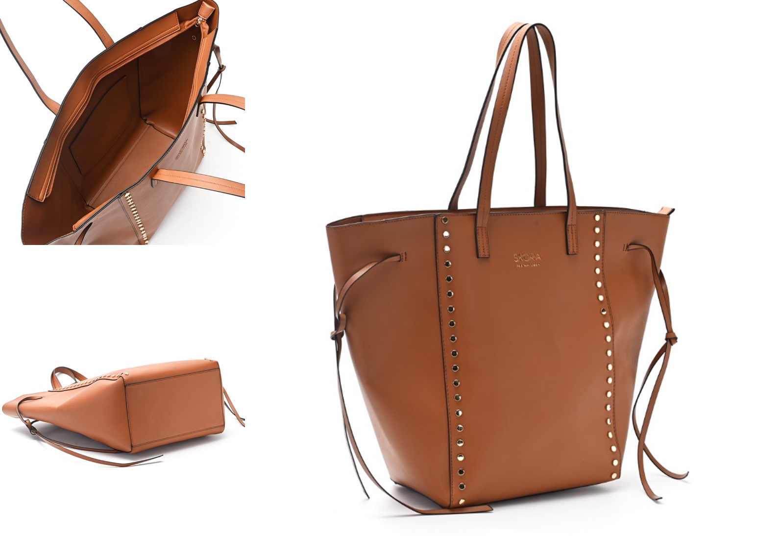 SHOPPER MARRON MOON C/REMACHES 53*36*17