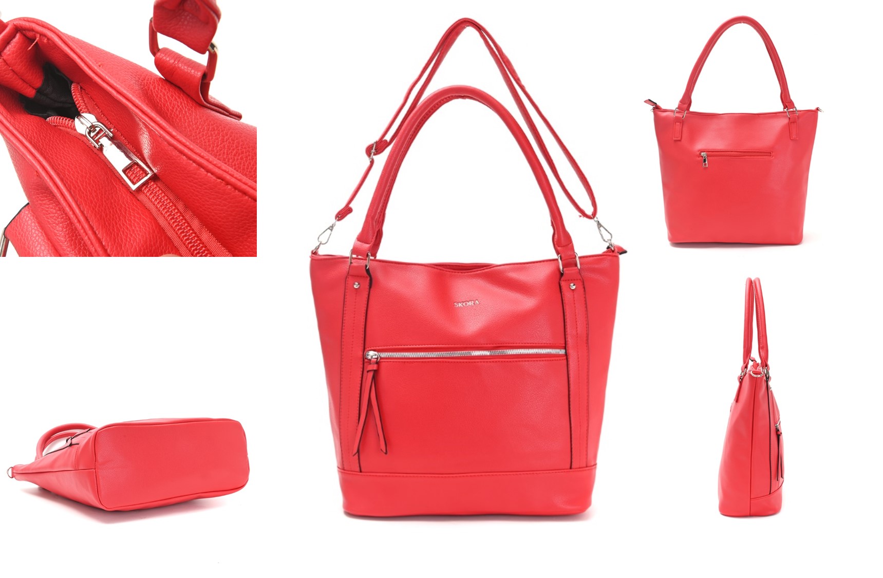 CARTERA LOTTO C/TIRA EXTRA 34*33*15 ROJA