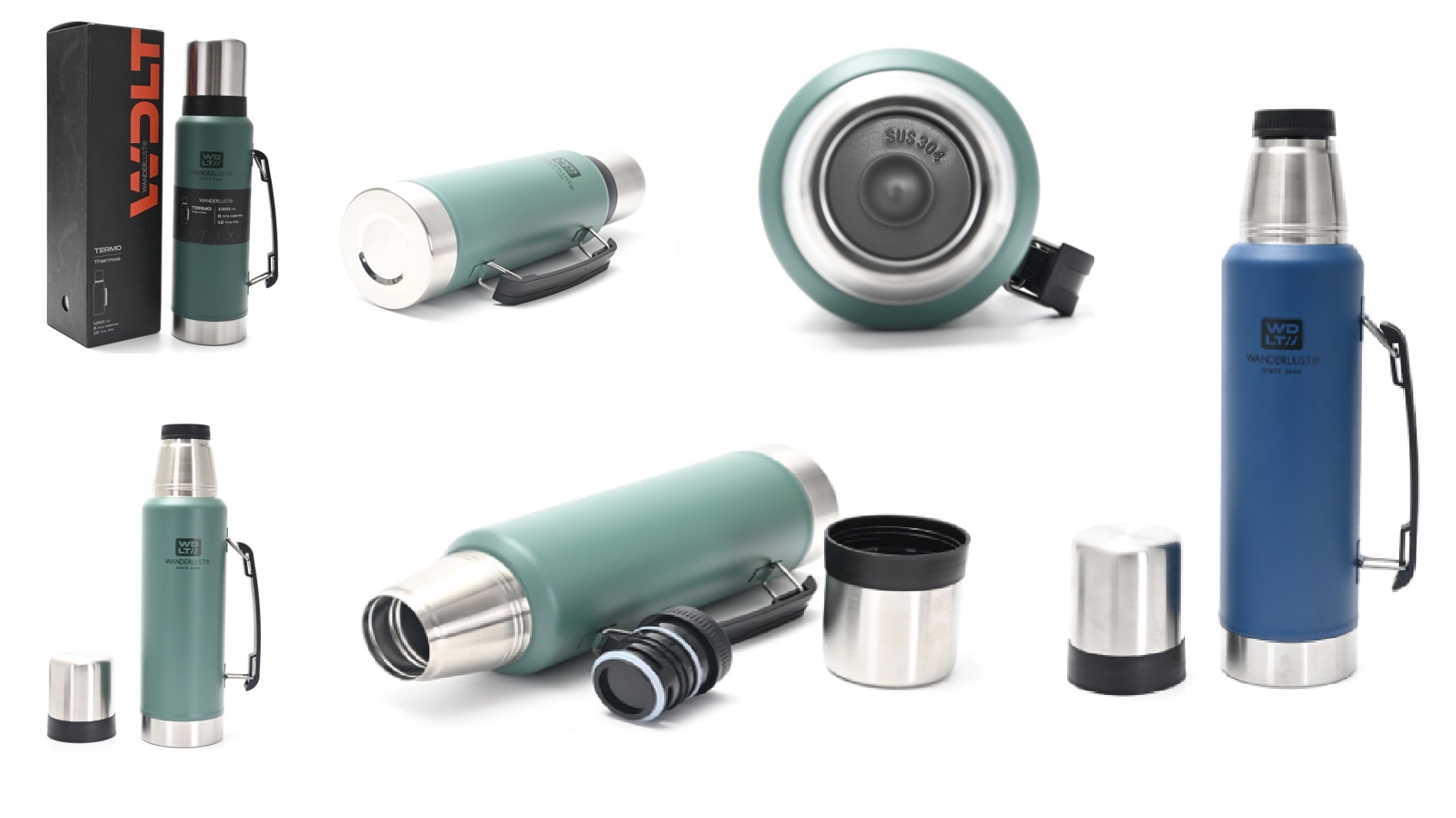 TERMO ACERO WANDERLUST 1.3LTRS C/MANIJA