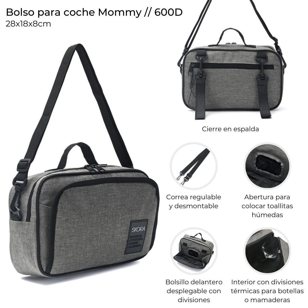 BOLSO PARA COCHE MATERNAL 28*18*8