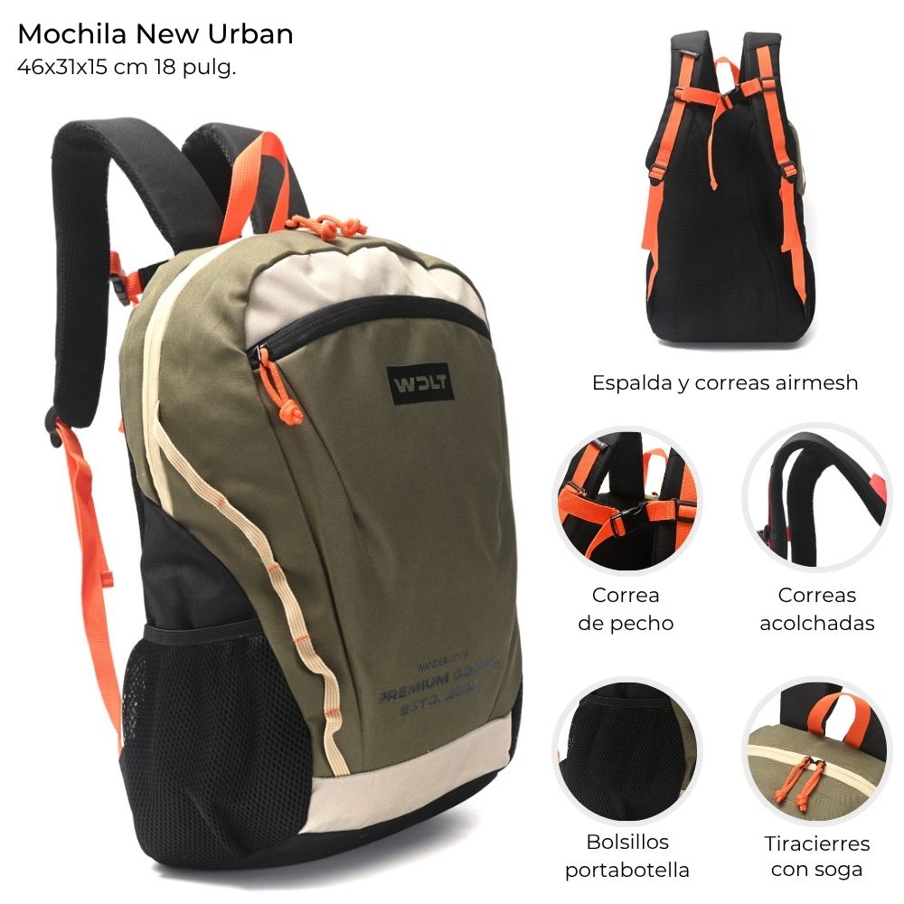 MOCHILA NEW URBAN 18