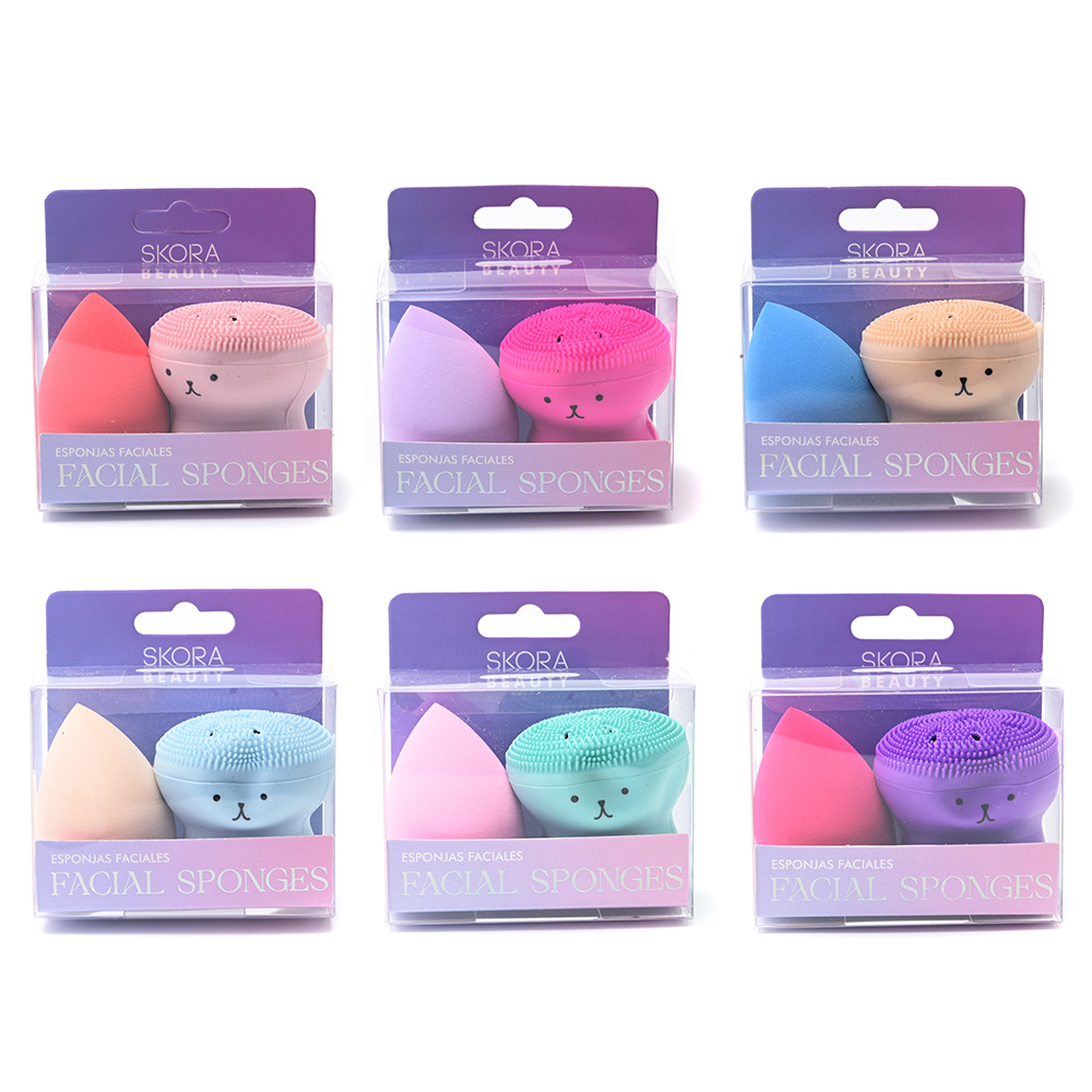 SKIN CARE SET * BLENDER Y PULPITO LIMPIADOR X 2 UNI