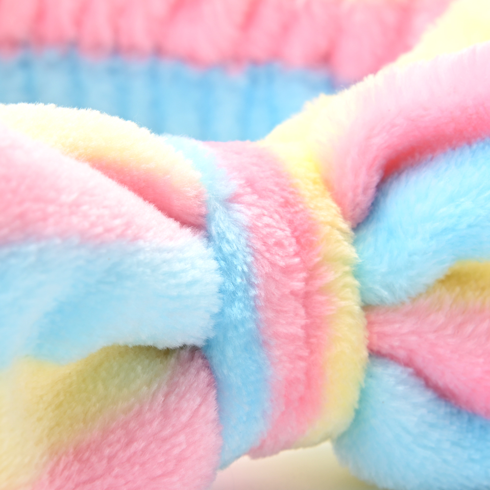 VINCHA MAQUILLAJE SKINCARE MOÑO RAYAS