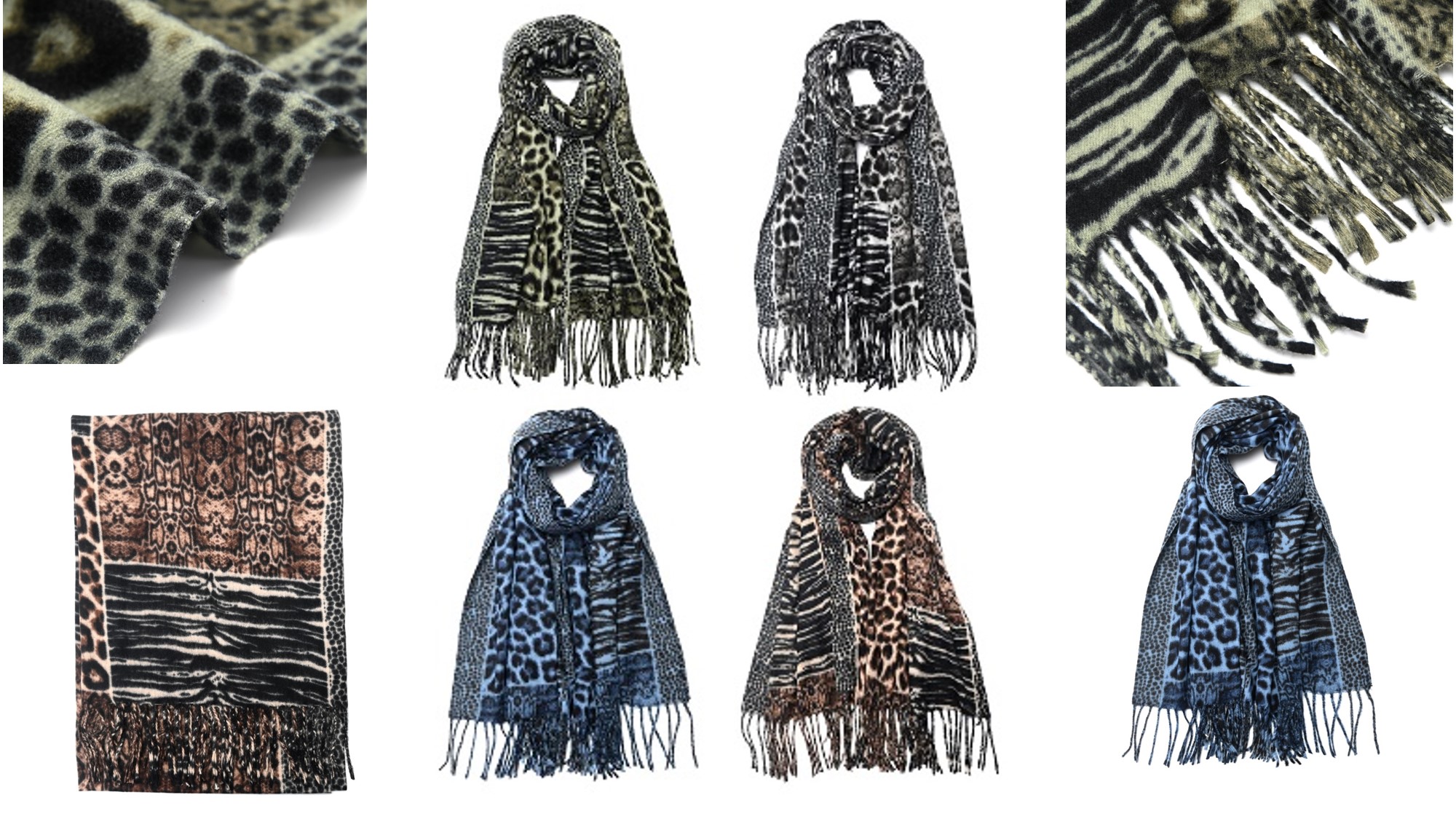 RUANA A.PRINT GRANDES 70*180