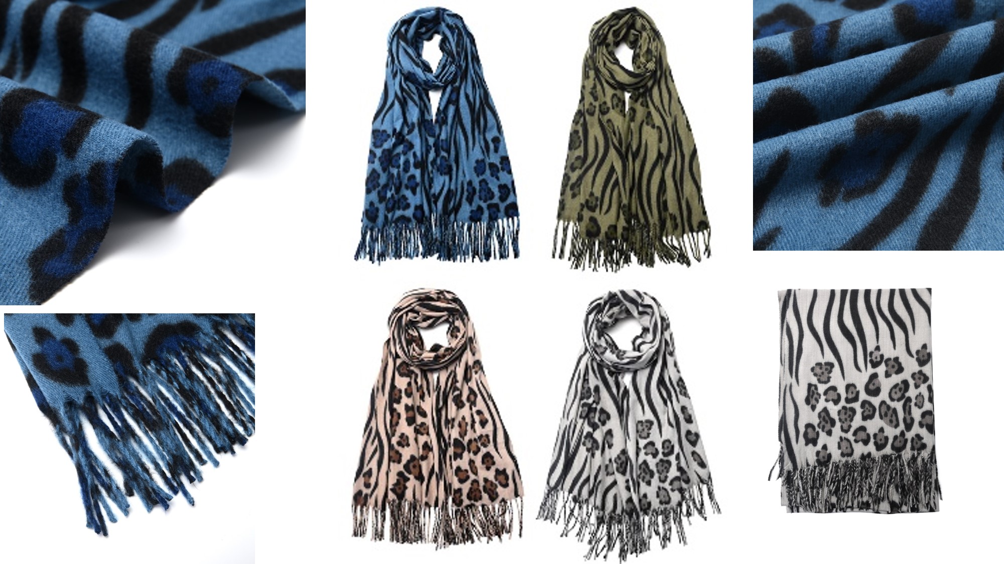 RUANA A.PRINT GRANDES 70*180