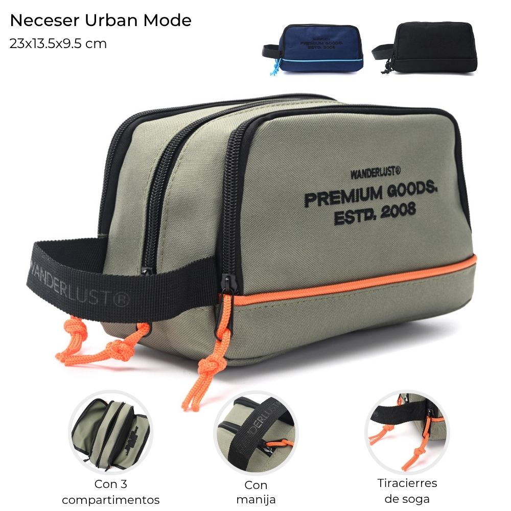 NECESER WANDERLUST URBAN MODE 3 CIERRES 23*13.5*9.5