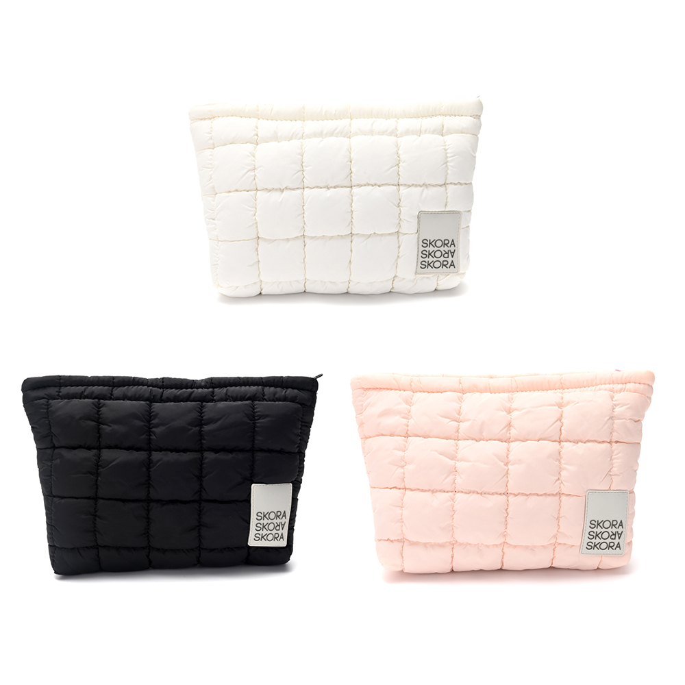 PORTACOSMETICO STYLE MATELASSE CUADROS 28*5*19