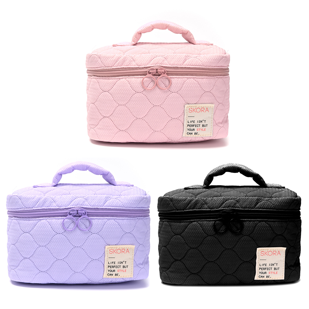 PORTACOSMETICO/MONEDERO STYLE ROMBOS 21X13X13CM